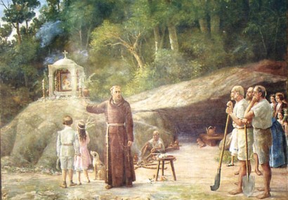 O Franciscano Frei Pedro Palácios trouxe a devoção da Penha 