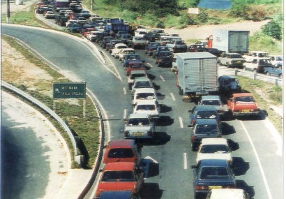 Polícia pede paciência para o verão 1999 na Rodosol